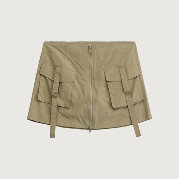 Oak + Fort Mini Nylon Cargo Skirt - Size 10 - Picture 1 of 4